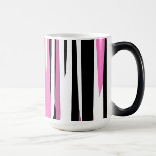 Mug Magic Noir rose et blanc