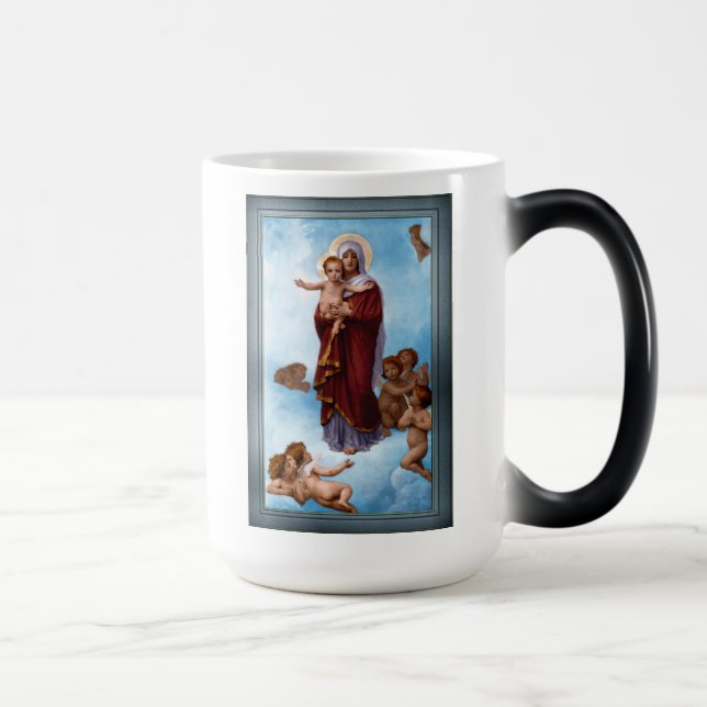 Mug Magic Notre-Dame des Anges par William Bouguereau (Droite)