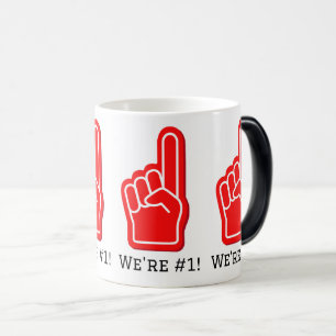 Mug Magic NOUS SOMMES #1 Sport Doigt Rouge Black Team Spirit
