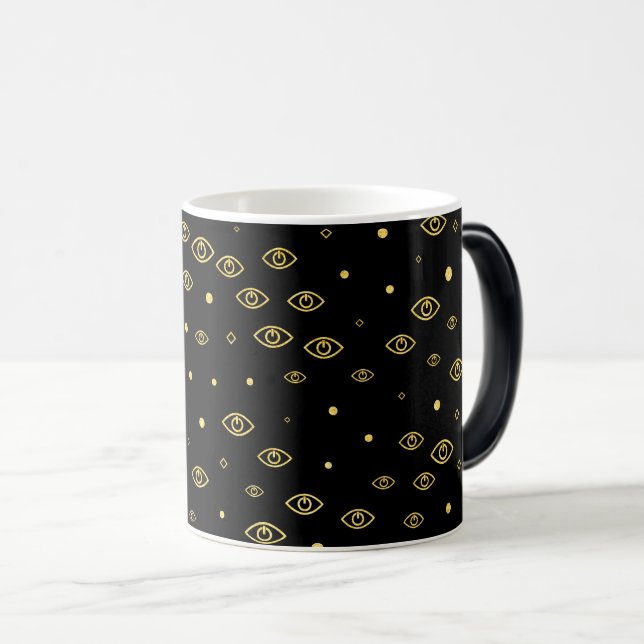 Mug Magic Or de Neolution - noir orphelin (Devant droit)