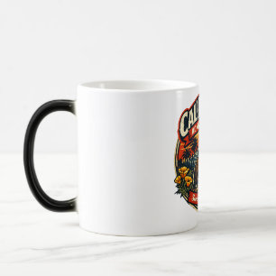 Mug Magic Ours Rétro Vintage Jour d'Admission Californie & P