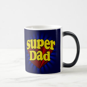 Mug Magic Papa superbe, fête des pères changeante de coule