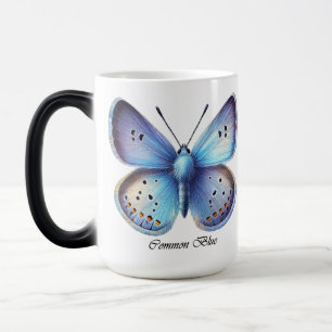 Mug Magic Papillon bleu commun élégant enveloppement