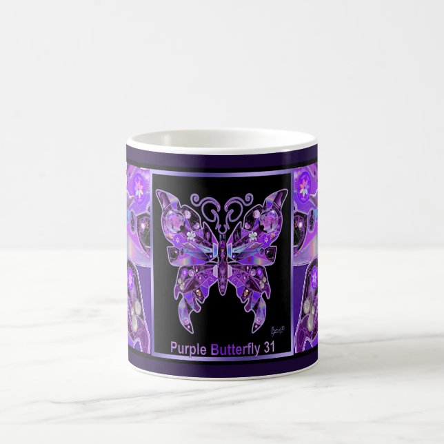 Mug Magic Papillon pourpre 31 (Centre)