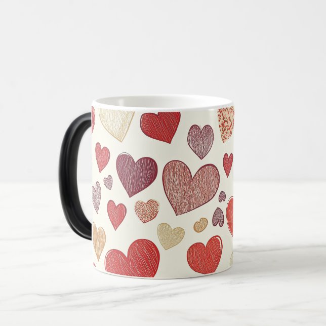 Mug Magic pattern valentines day (Devant gauche)