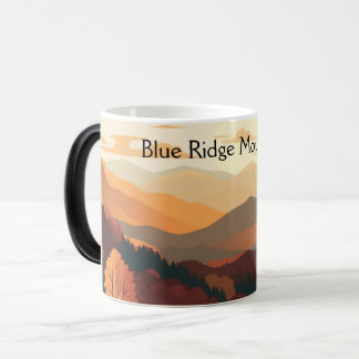 Mug Magic Paysage d'automne des montagnes Blue Ridge pour un