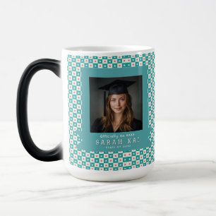 Mug Magic Pharmacien certifié à motif carré gras