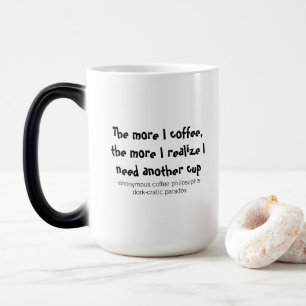 Mug Magic Philosophie du café Socrate Paradox