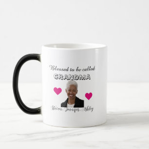 Mug Magic Photo personnalisé bénie pour être appelée Grammy