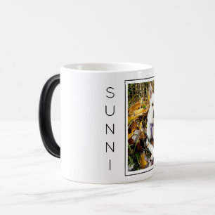 Mug Magic PHOTO personnalisée pour animaux de compagnie, NOM