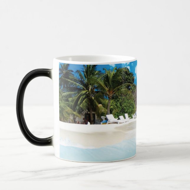 Mug Magic Plage exotique (Gauche)