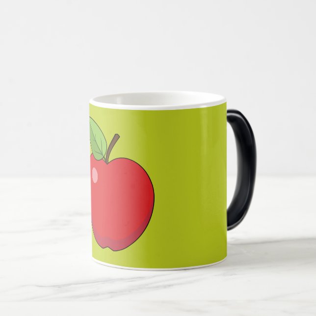 Mug Magic Pomme rouge (Devant droit)