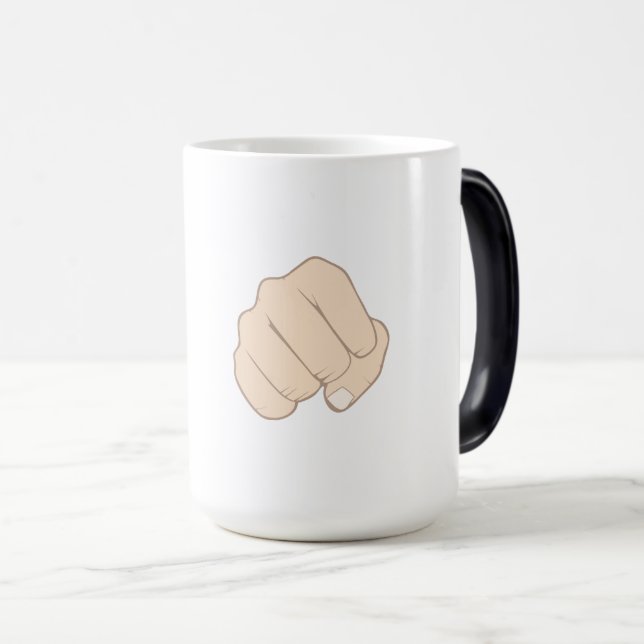 Mug Magic Pompe de poing (Devant droit)