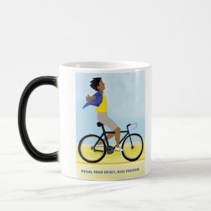 Mug Magic Poster Pedal Your Spirit - Promenade Vélo Inspiré