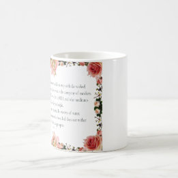 Mug Magic PSAUM 1:1-3 Botanic design,