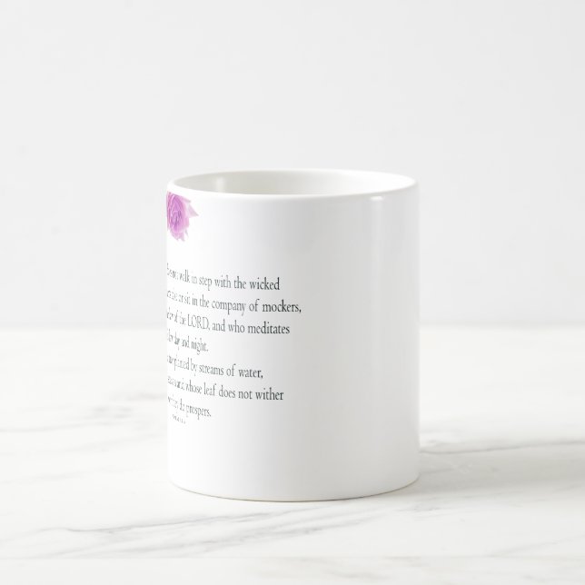 Mug Magic Psaume 1, Flower (Centre)