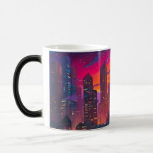 Psychédélique Darker Cityscape