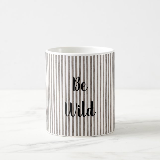 Mug Magic Rayures Marron Sauvages (Centre)