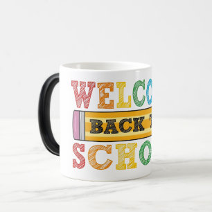 Mug Magic Retour à l'école – Illustration de crayon