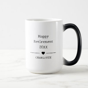 Mug Magic Retraite Personnalisée Heureuse Officiellement Ret
