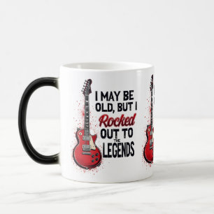 Mug Magic Retro Rock Guitare Classique Musique Nostalgie Des