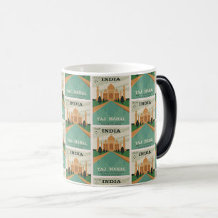 Mug Magic Romance intemporelle : Taj Mahal dans l'élégance V
