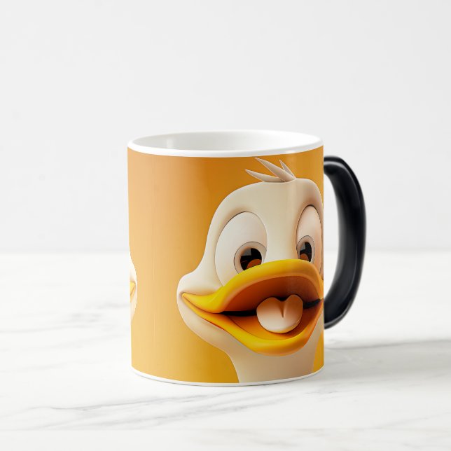 Mug Magic Sarcastic Duck Face 3D (Devant droit)