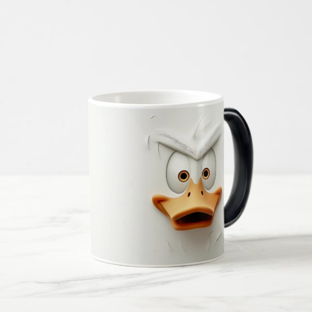 Mug Magic Sarcastic Duck Face 3D (Devant droit)