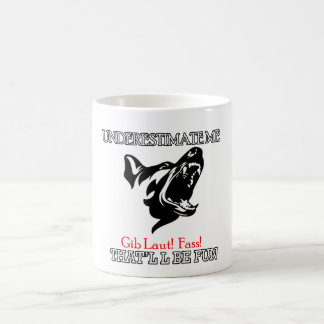 MUG MAGIC SCHUTZHUND ALLEMAND SHEPHERERMAN GSD BARK BITE