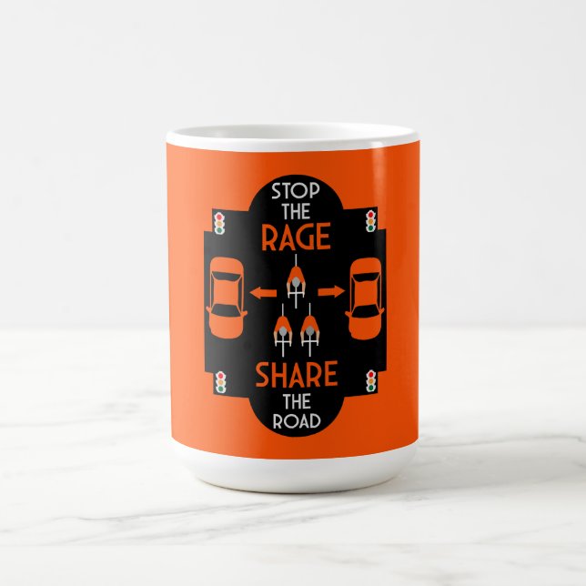 Mug Magic Sécurité routière à bicyclette (Centre)