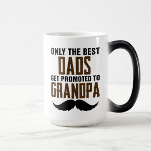 Mug Magic Seuls les meilleurs papas sont promus grand-père
