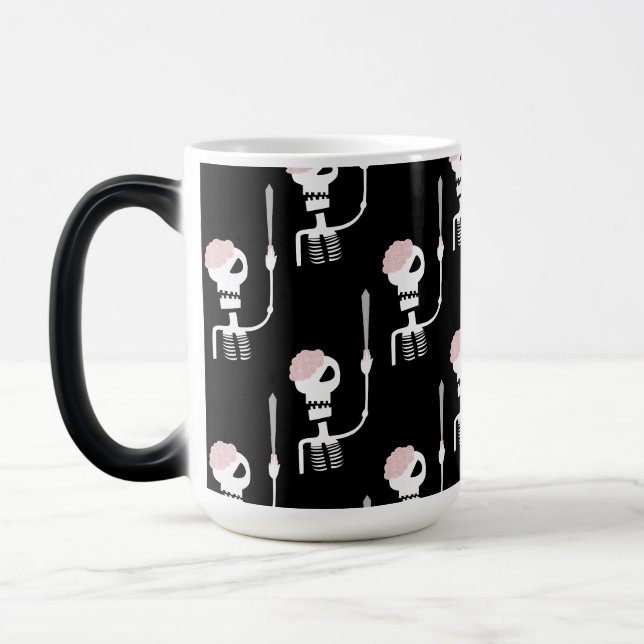 Mug Magic Squelette d'Halloween avec une épée  (Gauche)