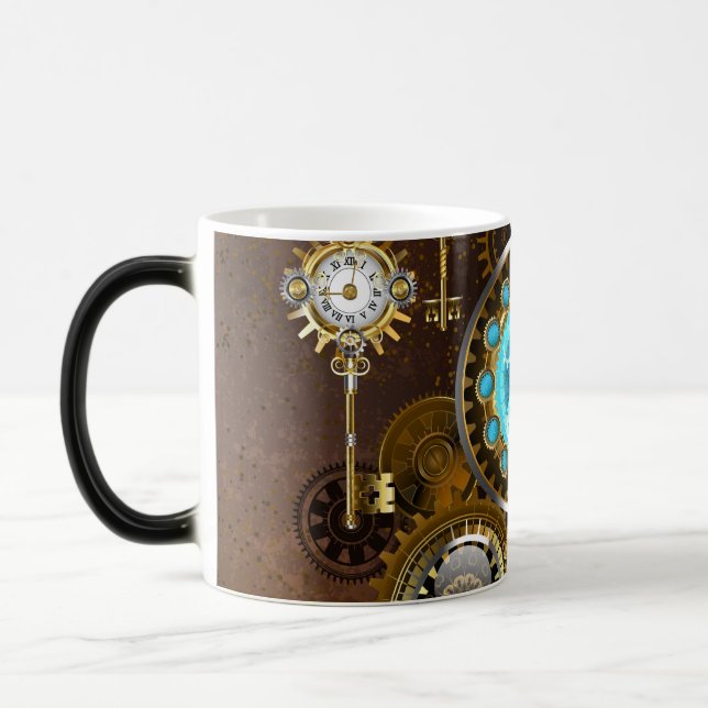 Mug Magic Steampunk Rusty Background (Gauche)