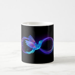 Mug Magic Symbole de Neon Infinity par Glowing Hummingbird