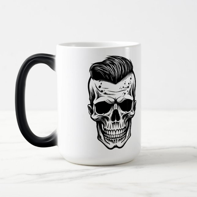 Mug Magic Tatouage Flash Art Mohawk Crâne (Gauche)