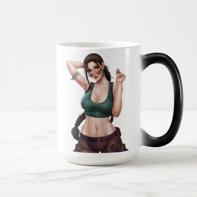 MUG MAGIC TAZA TOMB RAIDER (Droite)