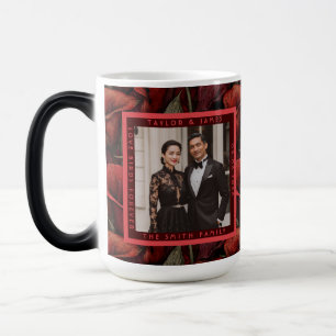Mug Magic Tendances Fleurs de Lys Rouge Pétales Mariage Vint