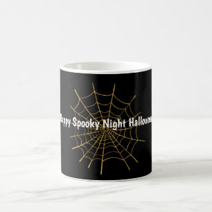 Mug Magic Toile d'araignée dorée Halloween