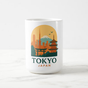 Mug Magic Tokyo minimaliste, voyage au Japon Moderne