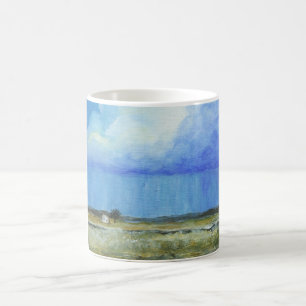Mug Magic Une peinture de paysage parfaite d'art abstrait de