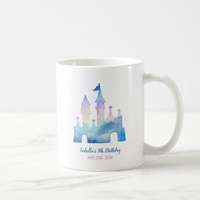 Mug Magic Unicorn Castle Rainbow 5e anniversaire (Droite)