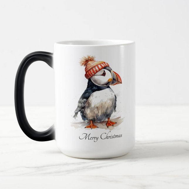 Mug Magic Vaisselle de Noël Magic Puffin (Gauche)