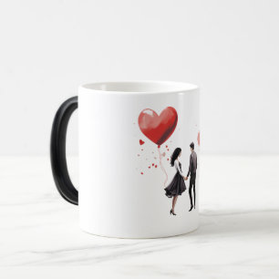 Mug Magic Valentines Day Hearts