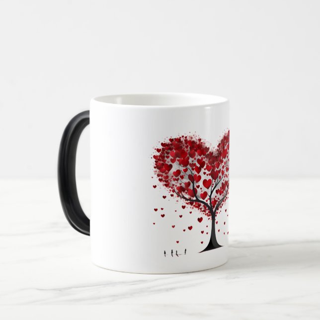 Mug Magic Valentines Day Hearts (Devant gauche)