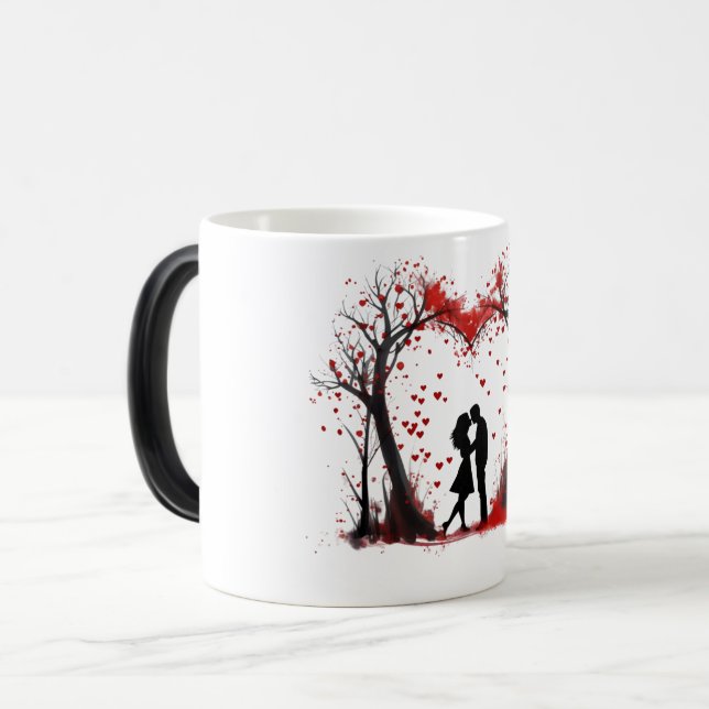 Mug Magic Valentines Day Hearts (Devant gauche)