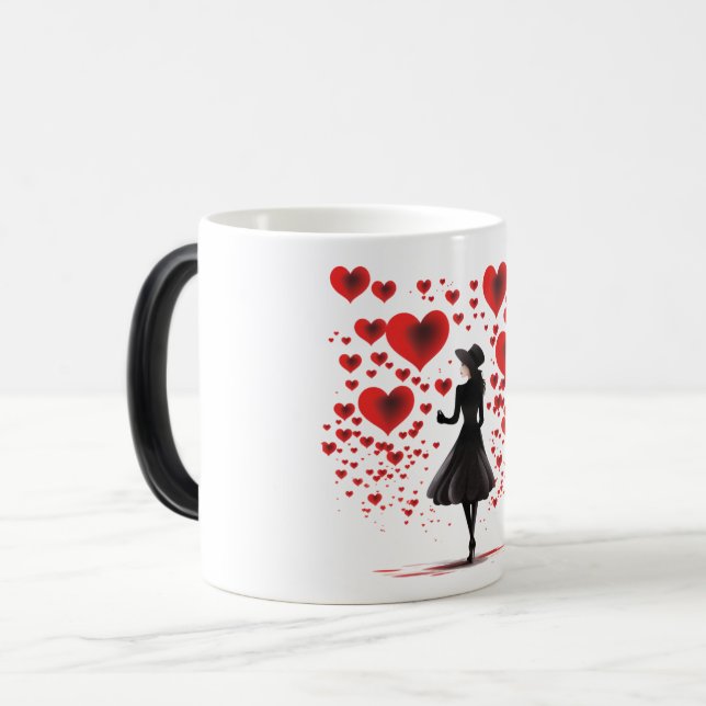 Mug Magic Valentines Day Hearts (Devant gauche)