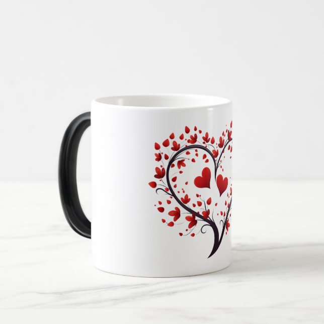Mug Magic Valentines Day Hearts (Devant gauche)