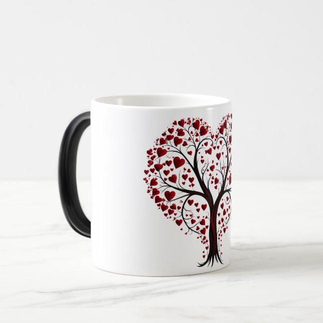 Mug Magic Valentines Day Hearts (Devant gauche)