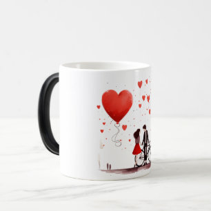 Mug Magic Valentines Day Hearts
