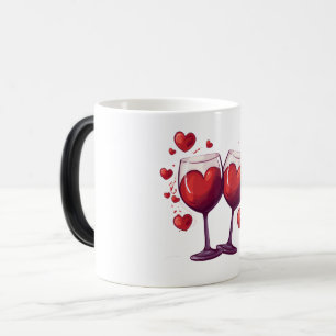 Mug Magic Valentines Day Hearts